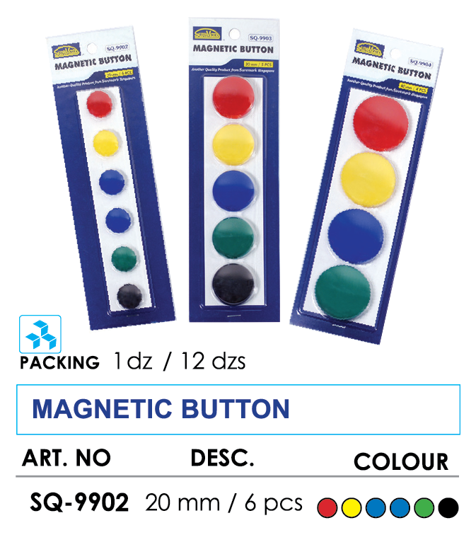 Suremark Magnetic Buttons 40mm SQ-9904